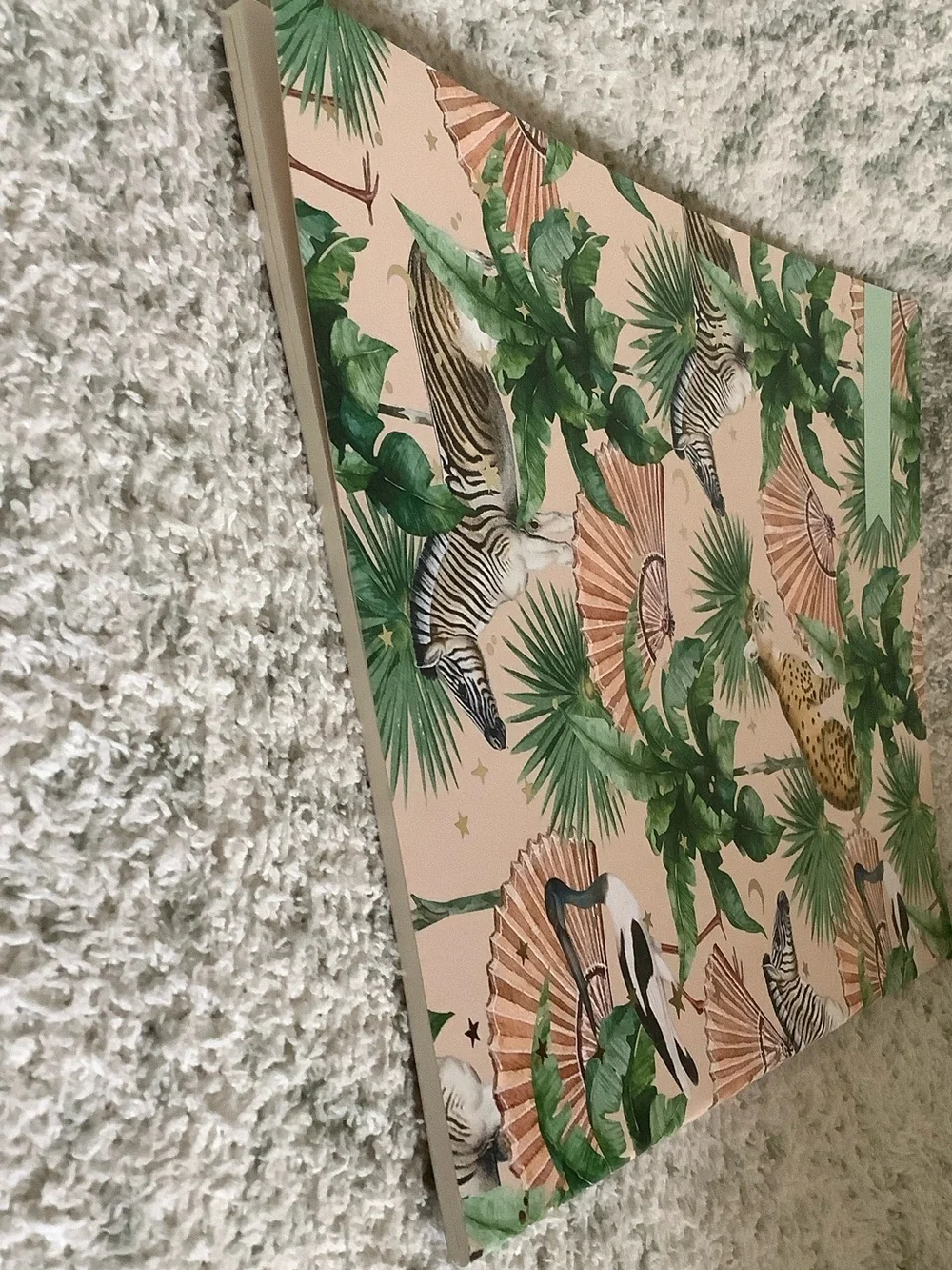 Stunning Tropical Animals and Plants Lined Pages Journal Notebook NWT 60 pages